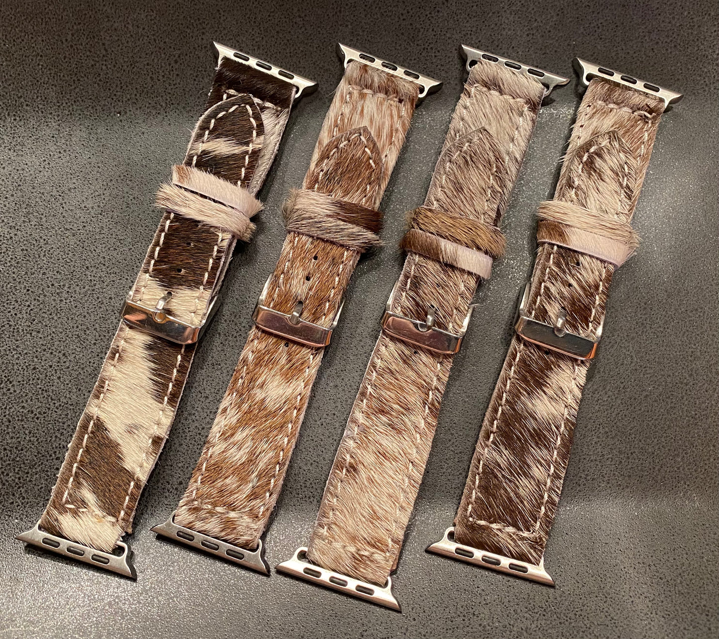 COWHIDE APPLE WATCH BANDS - CountryFide Custom Accessories and Outdoors