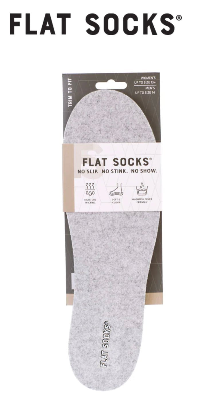 FLAT SOCKS - Grey