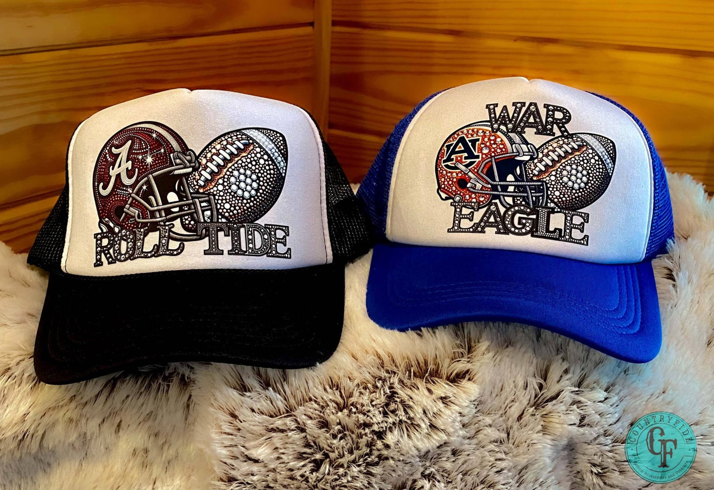 AL/AU BLINGING GAME DAY CAPS - CountryFide Custom Accessories and Outdoors