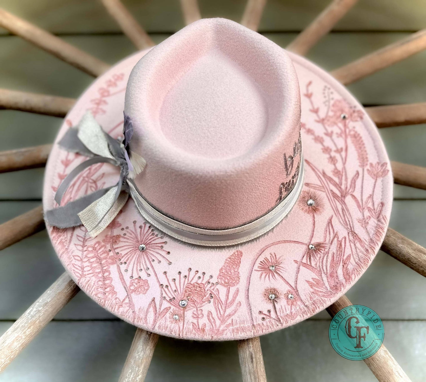 BEAUTIFUL, FIERCE AND FREE FEDORA - CountryFide Custom Accessories and Outdoors