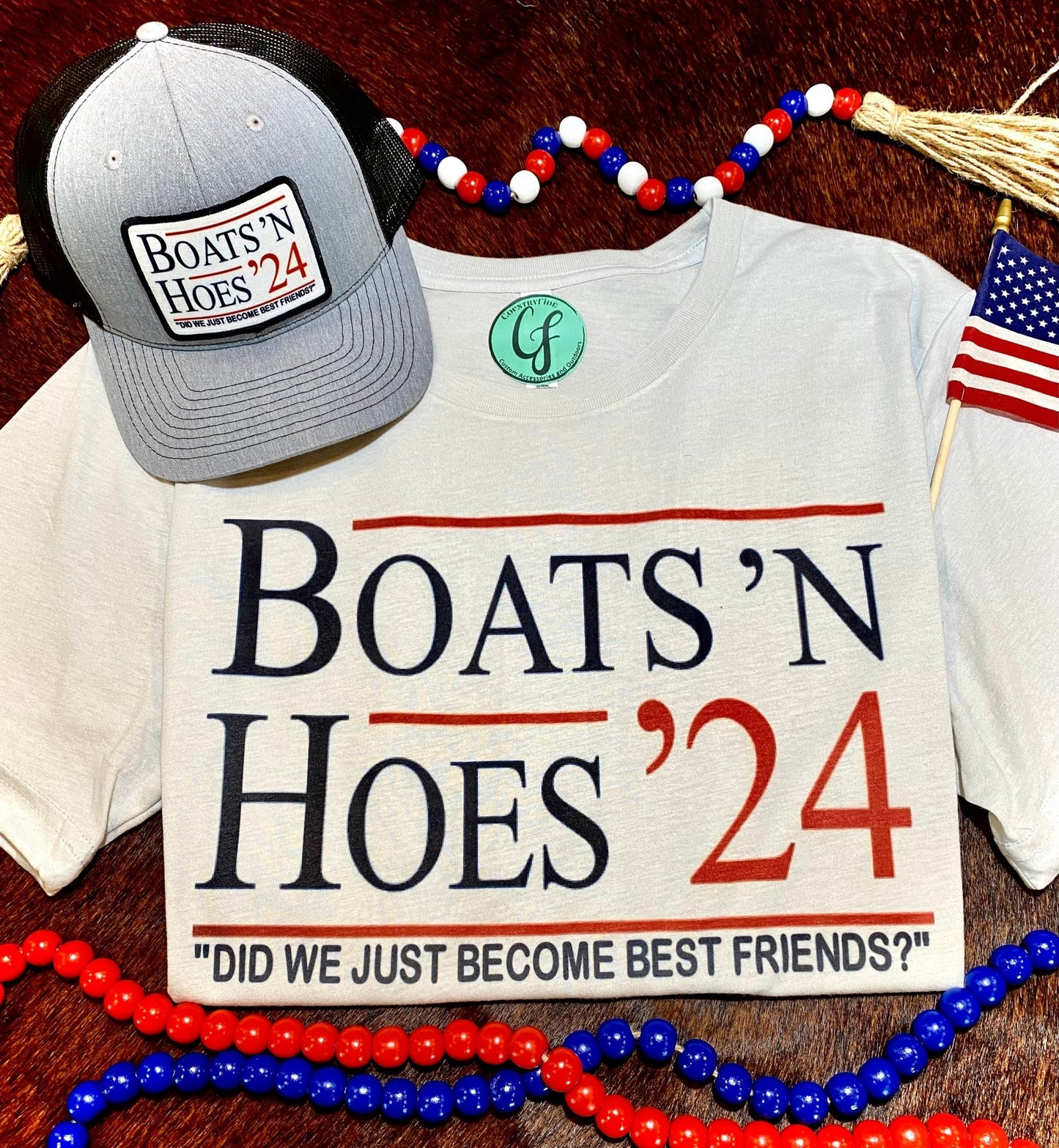 BOATS AND HOES HAT - CountryFide Custom Accessories and Outdoors