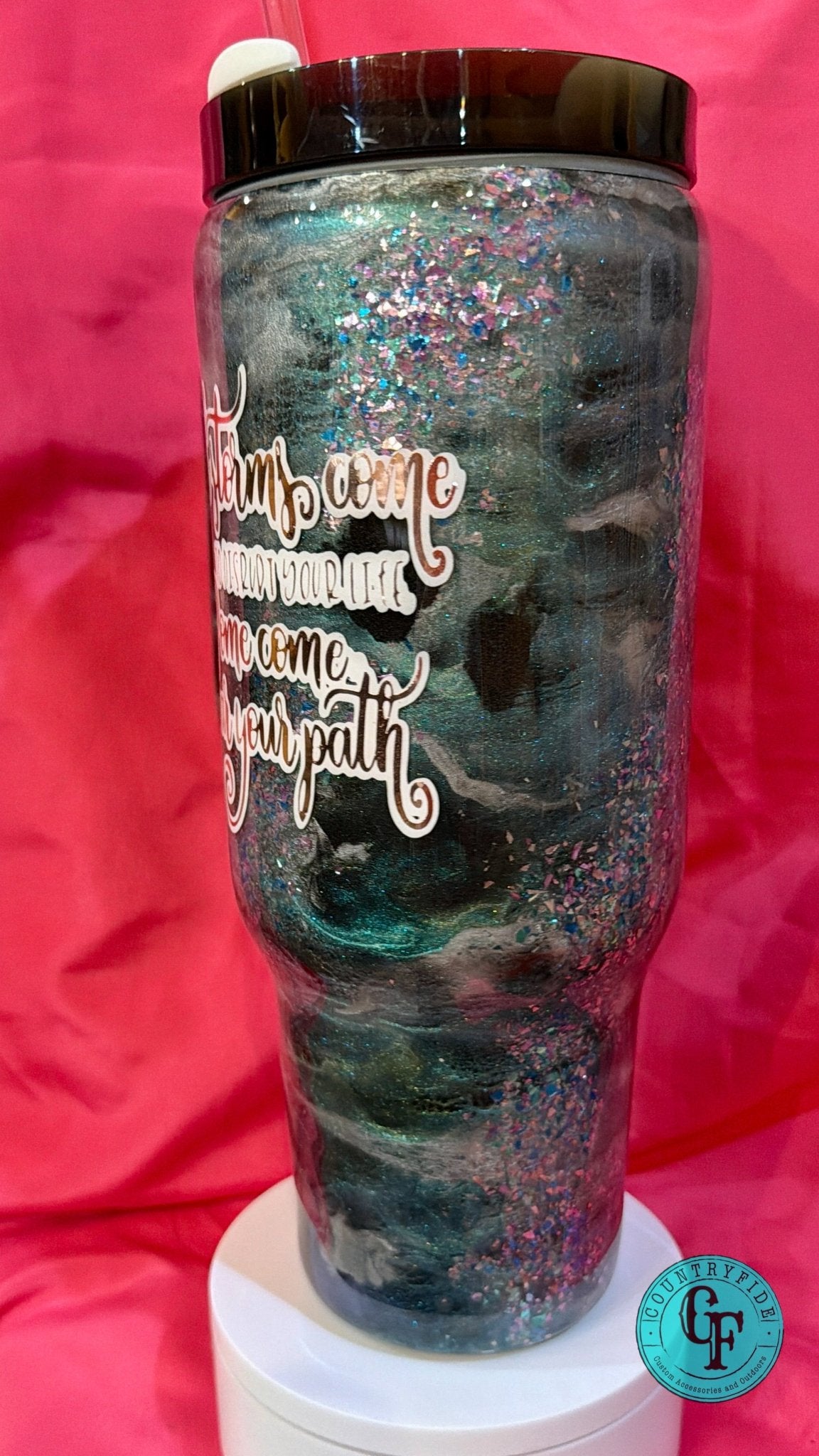 CLEARING YOUR BATH TUMBLER (40oz) - CountryFide Custom Accessories and Outdoors