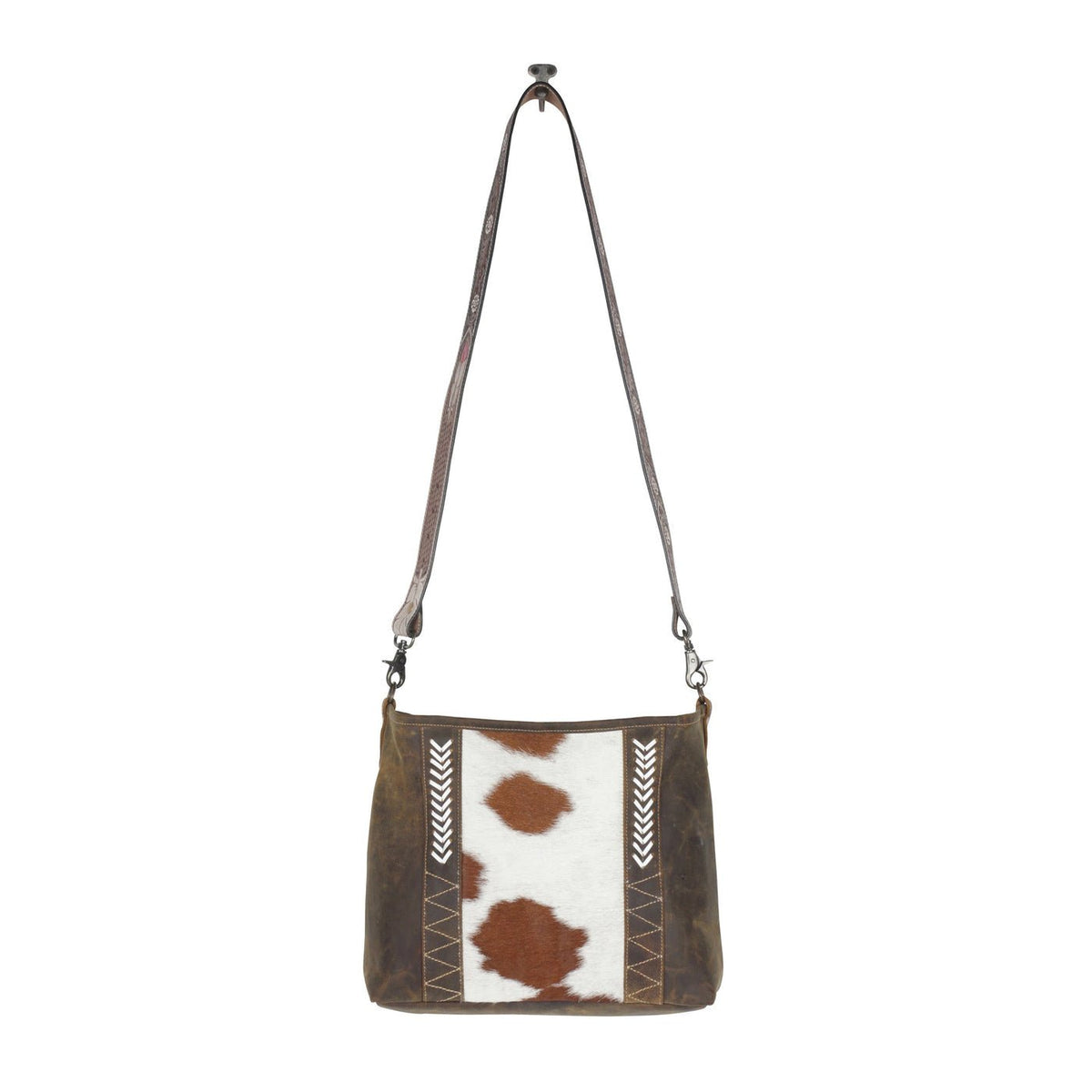Cornell Rose Leather & Hairon Bag by Myra - CountryFide Custom Accessories and Outdoors