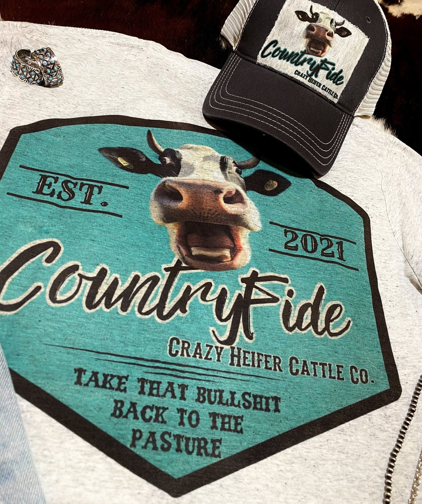 COUNTRYFIDE CRAZY HEIFER CATTLE - CountryFide Custom Accessories and Outdoors