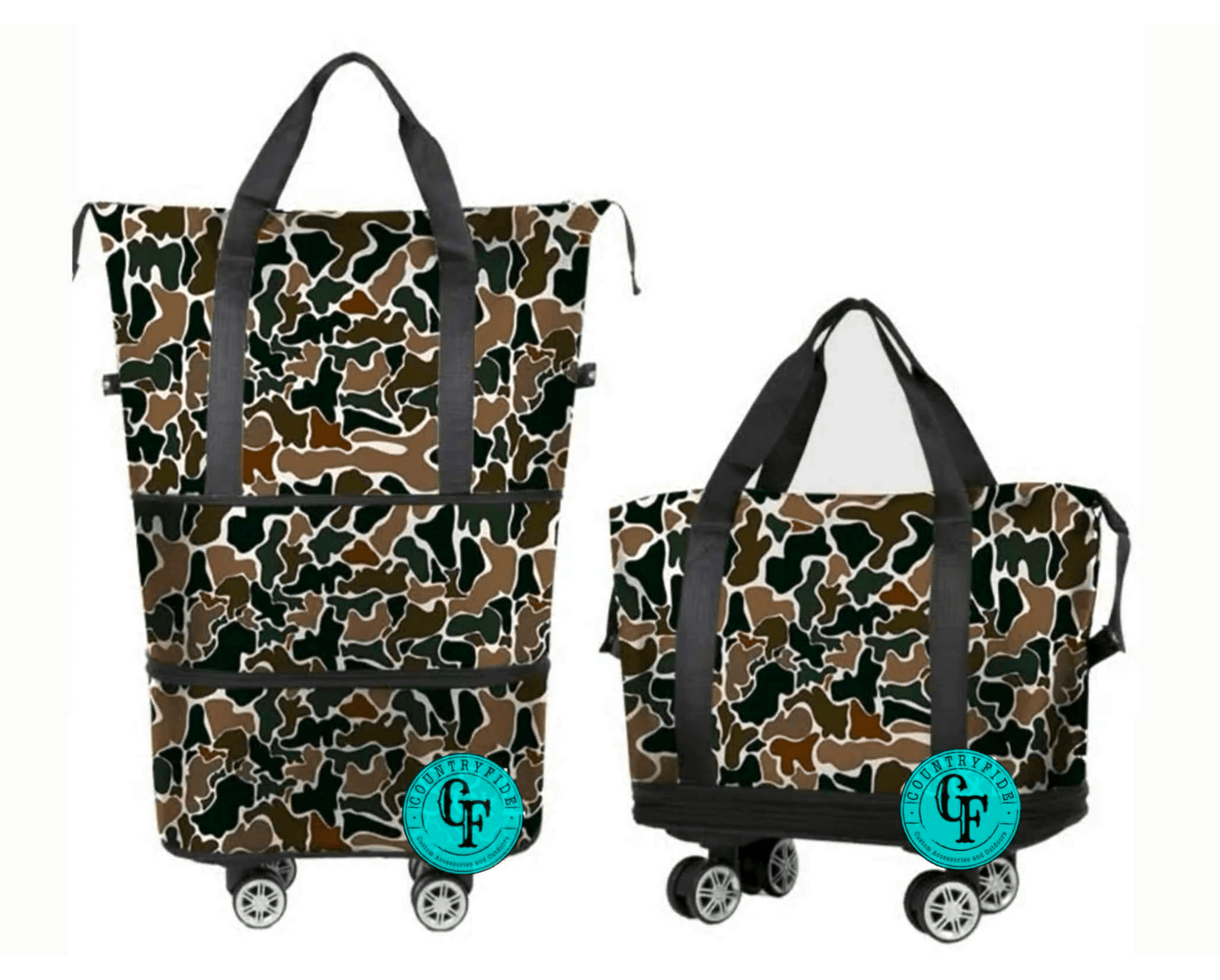 DUCK CAMO Expandable Large Capacity Duffel Bag - CountryFide Custom Accessories and Outdoors