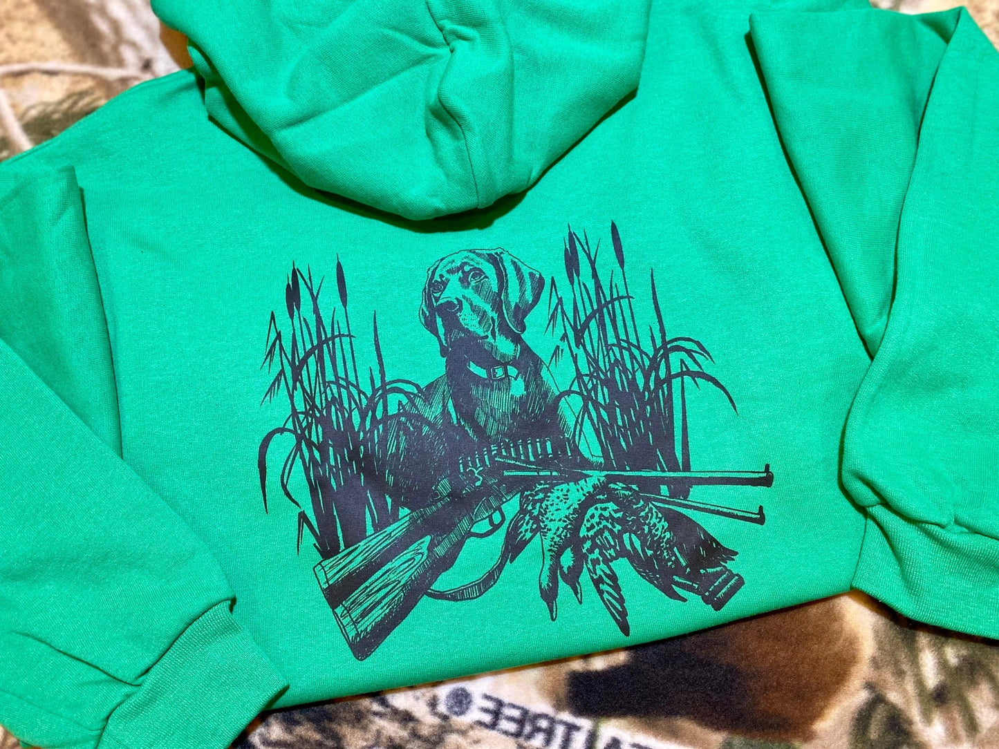 DUCK HUNTING LAB HOODIE - CountryFide Custom Accessories and Outdoors