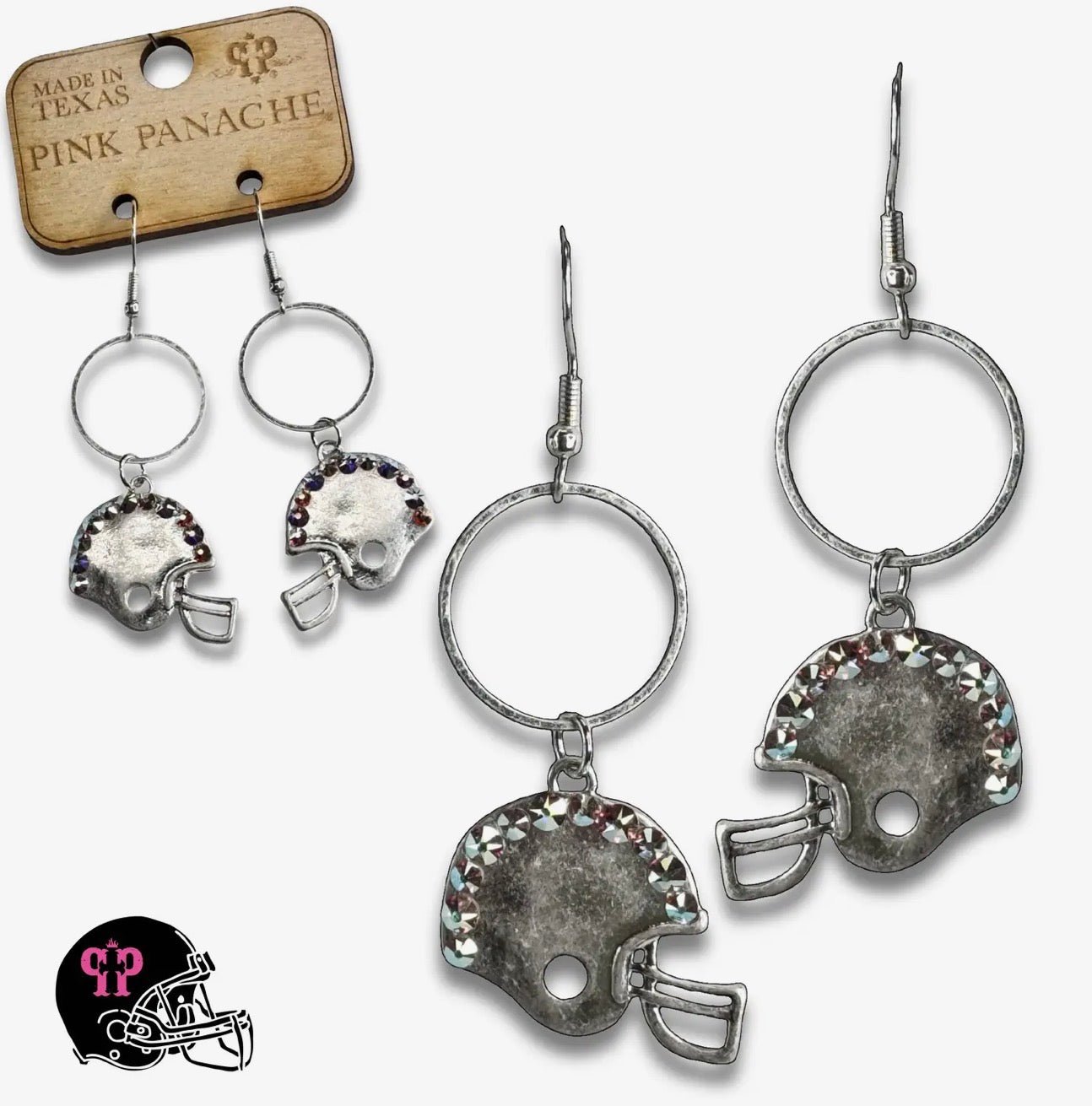 Football Helmet Game Day Earrings - CountryFide Custom Accessories and Outdoors