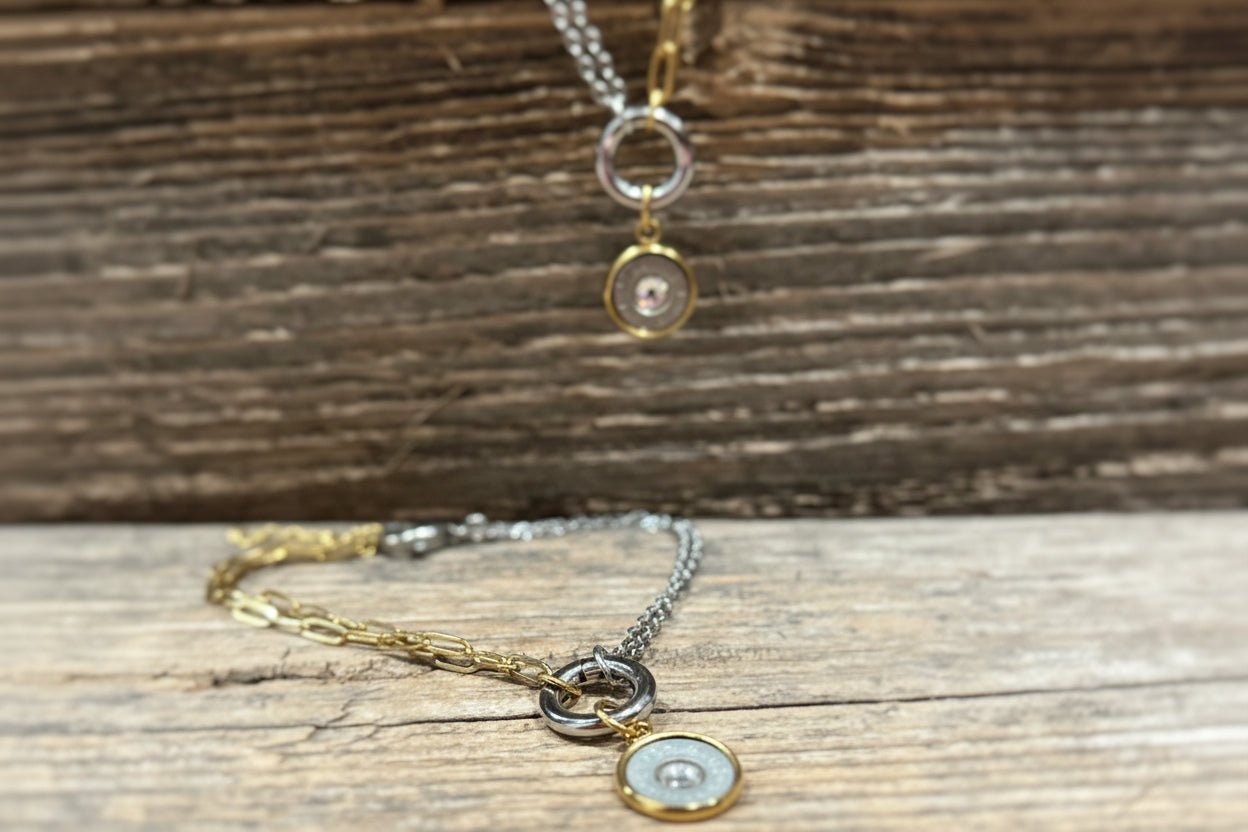 Gold Rush Two-Tone Mixed Metals Necklace - CountryFide Custom Accessories and Outdoors