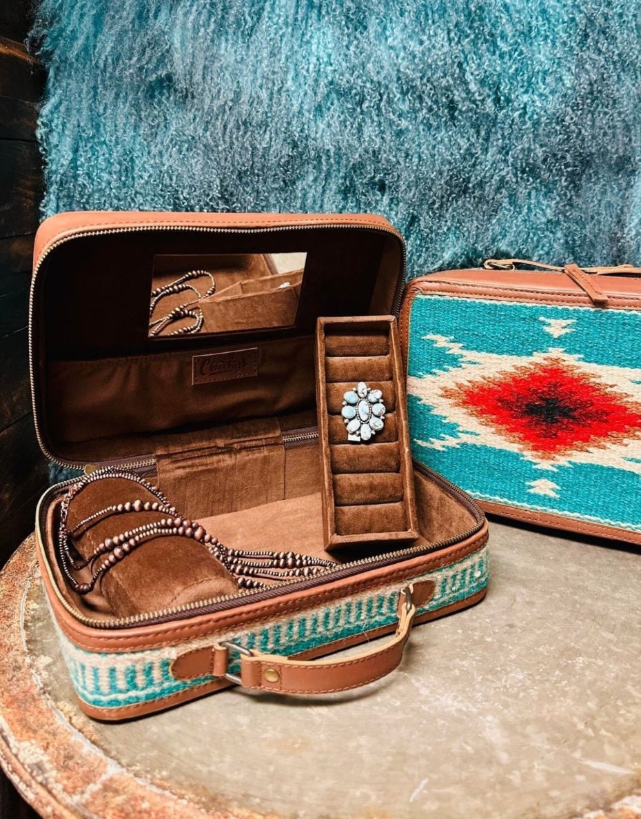 GRISSOM SADDLE BLANKET SQUARE JEWELRY CASE - CountryFide Custom Accessories and Outdoors