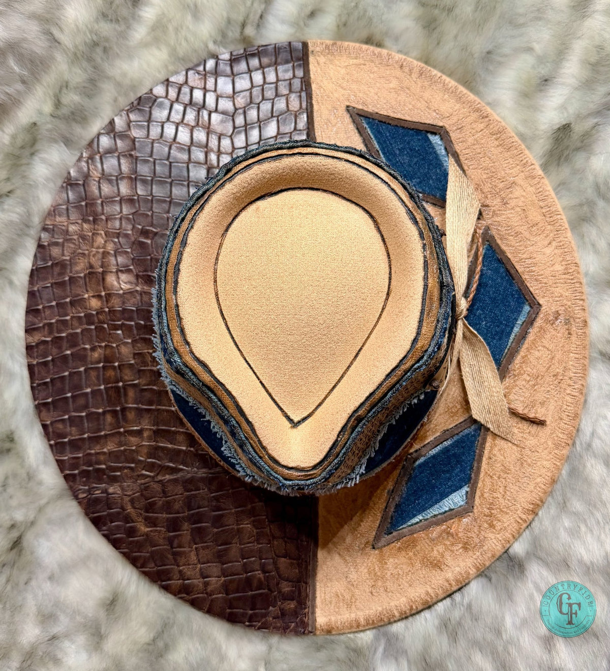HELLFIRE AND HOLY WATER FEDORA - CountryFide Custom Accessories and Outdoors