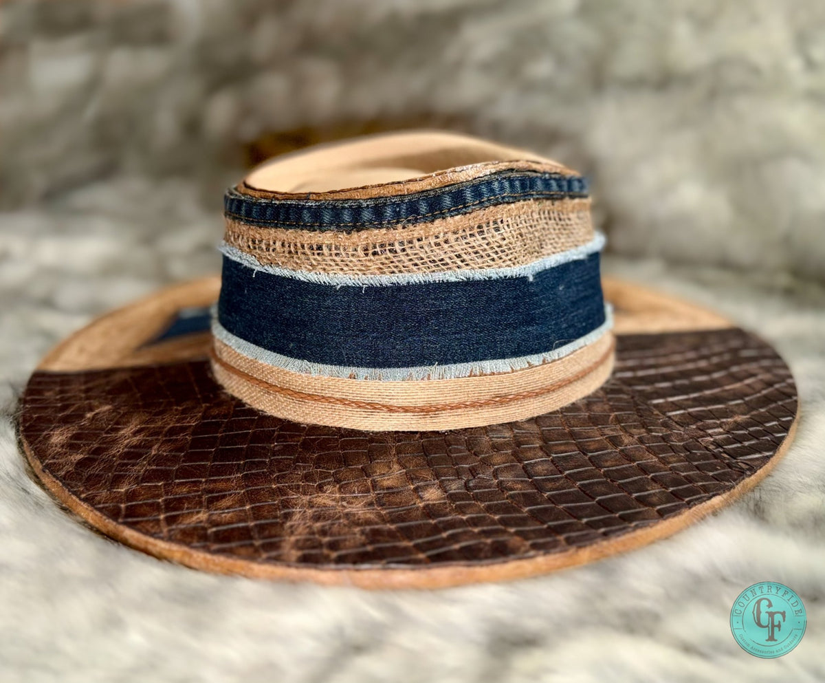 HELLFIRE AND HOLY WATER FEDORA - CountryFide Custom Accessories and Outdoors