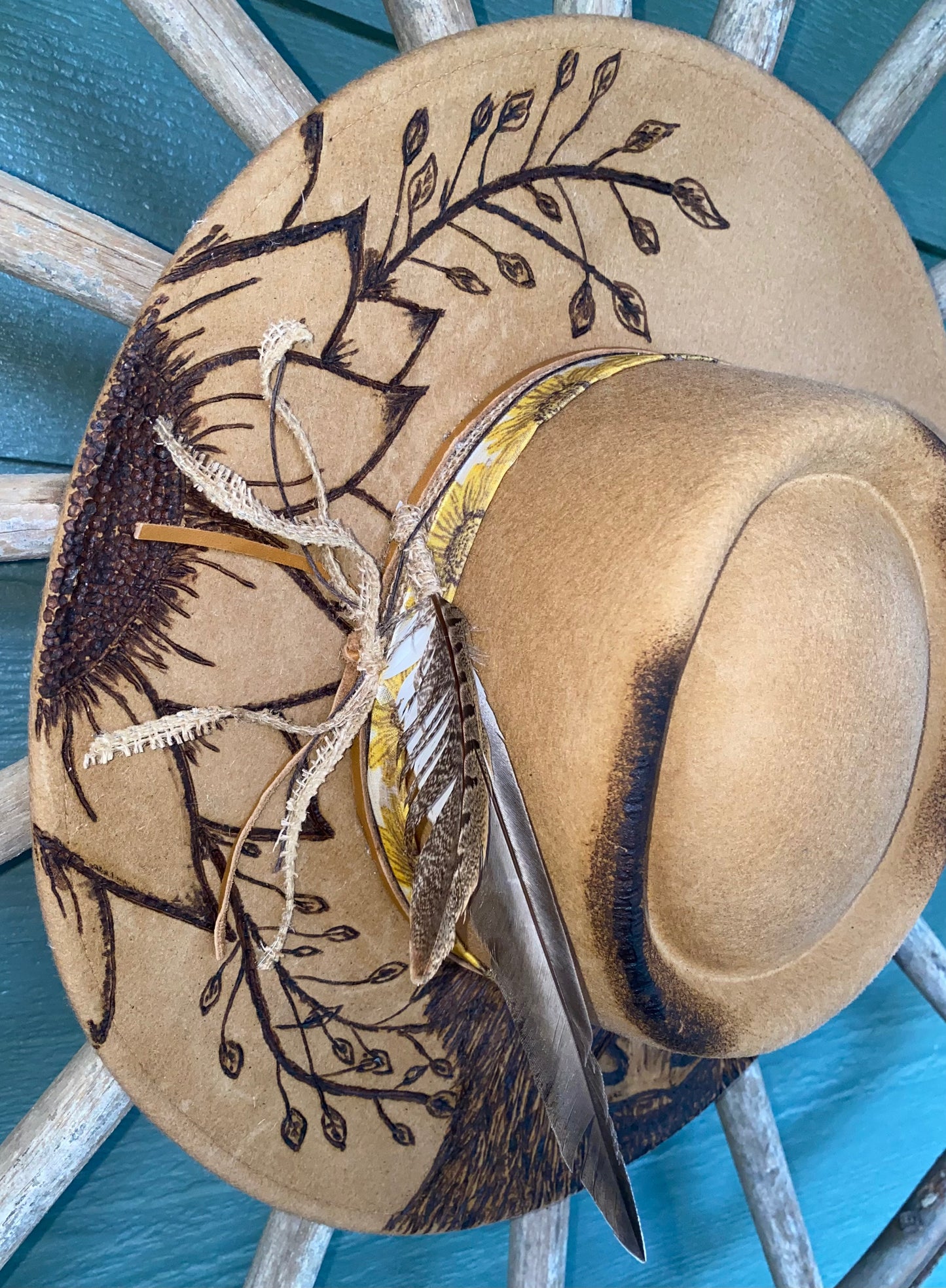 Sunflower Highland Fedora - CountryFide Custom Accessories and Outdoors