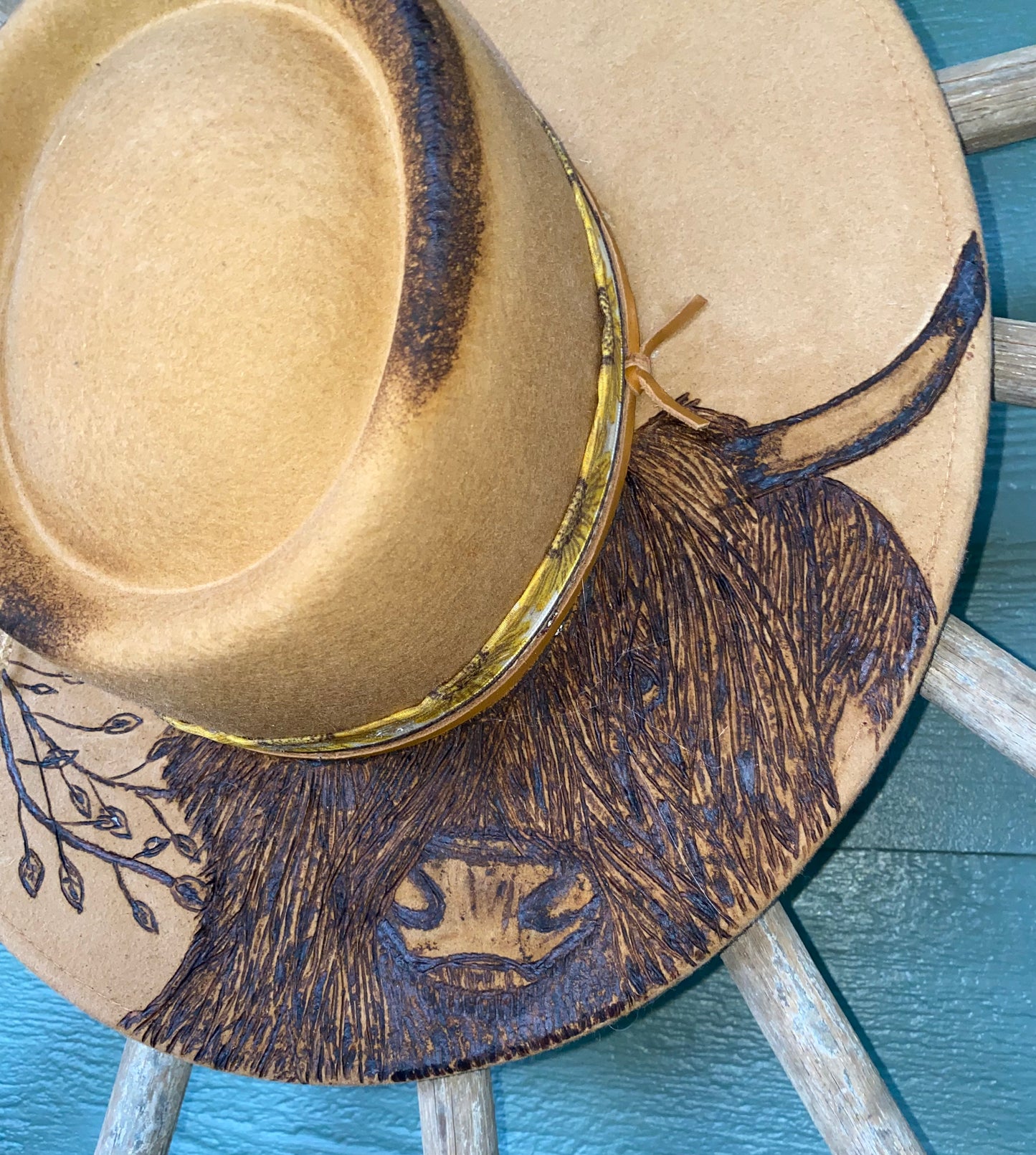 Sunflower Highland Fedora - CountryFide Custom Accessories and Outdoors