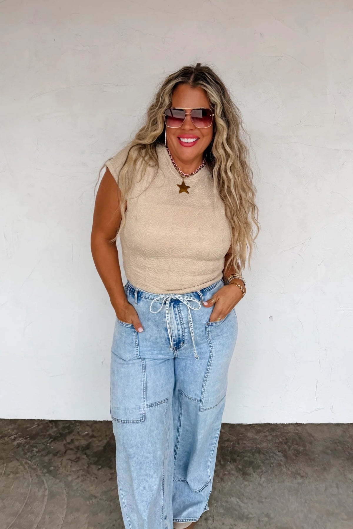 JOVIE TIE WAIST JEANS by Blakeley - CountryFide Custom Accessories and Outdoors