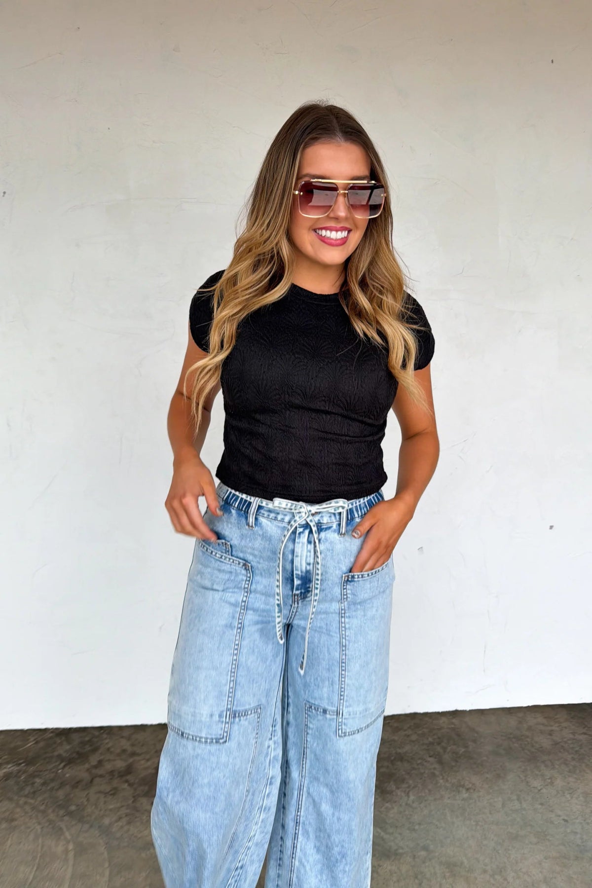 JOVIE TIE WAIST JEANS by Blakeley - CountryFide Custom Accessories and Outdoors