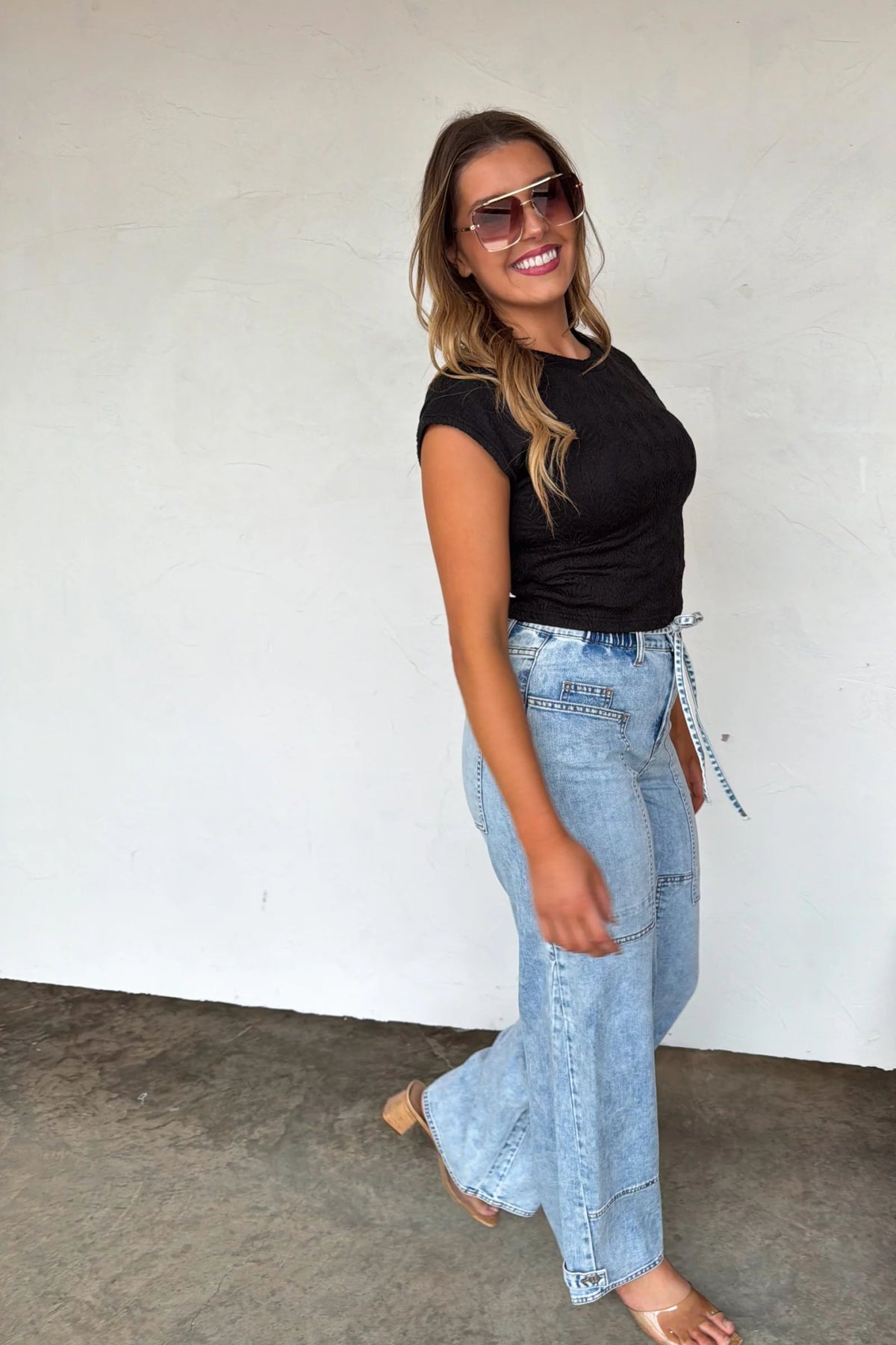 JOVIE TIE WAIST JEANS by Blakeley - CountryFide Custom Accessories and Outdoors