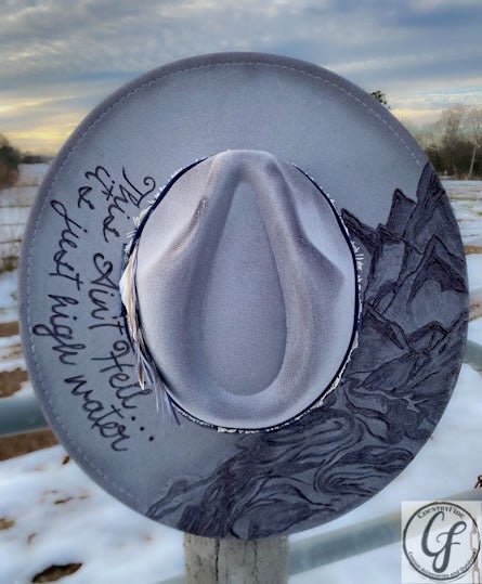 JUST HIGH WATER FEDORA - CountryFide Custom Accessories and Outdoors