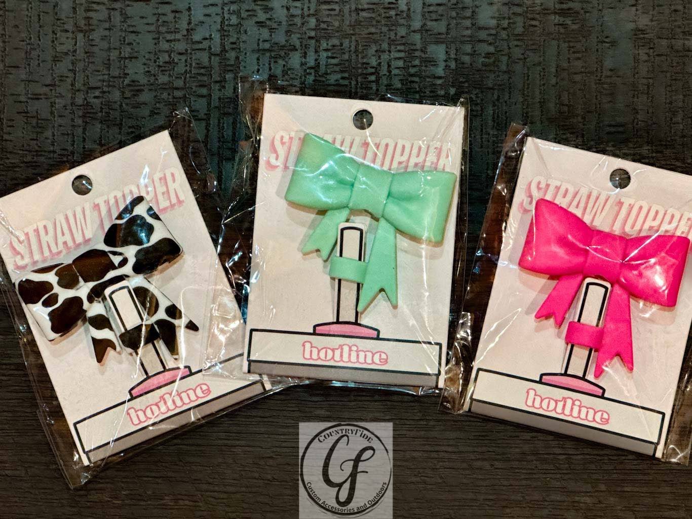 LARGE BOW STRAW TOPPERS - CountryFide Custom Accessories and Outdoors