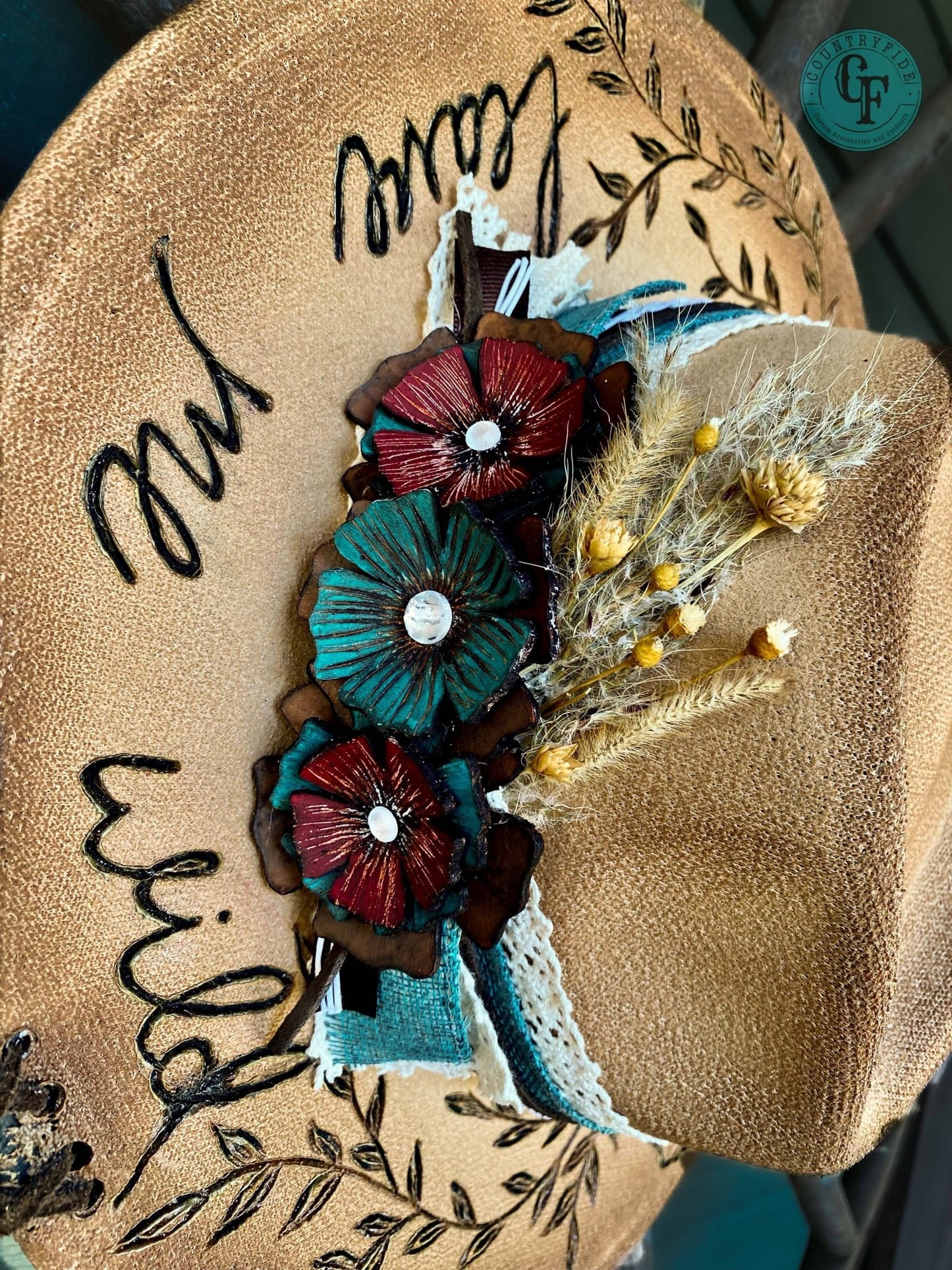 LEAVE ME WILD FEDORA - CountryFide Custom Accessories and Outdoors