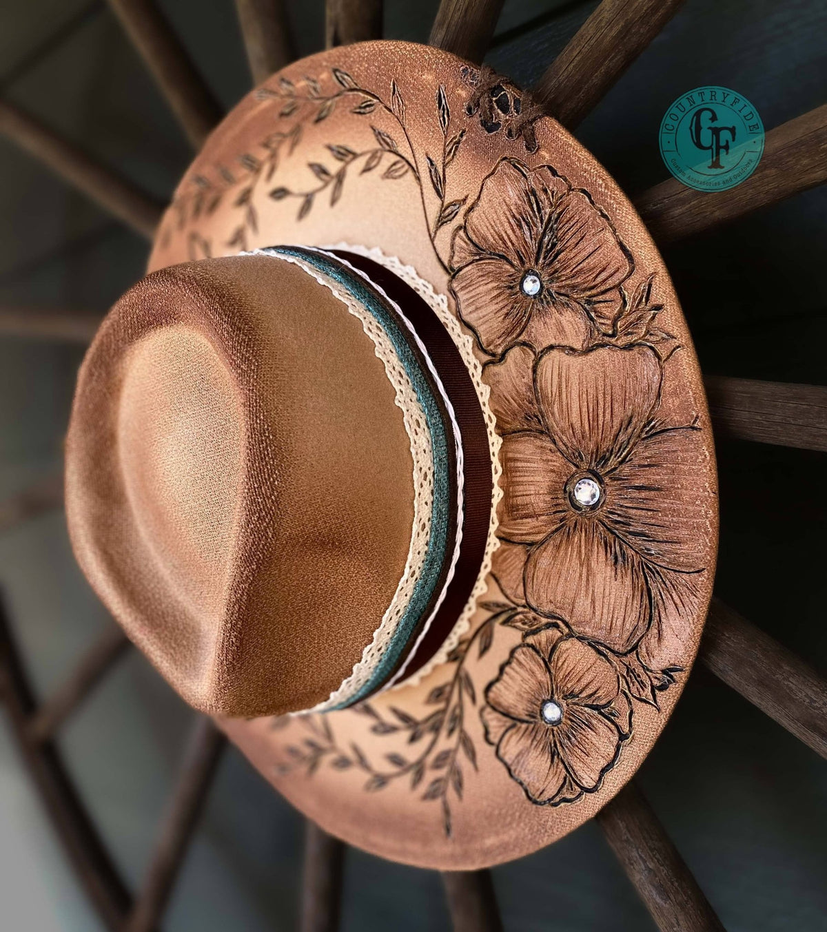 LEAVE ME WILD FEDORA - CountryFide Custom Accessories and Outdoors