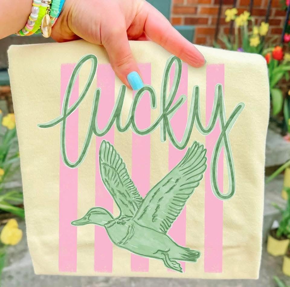 LUCKY DUCK TEE - CountryFide Custom Accessories and Outdoors