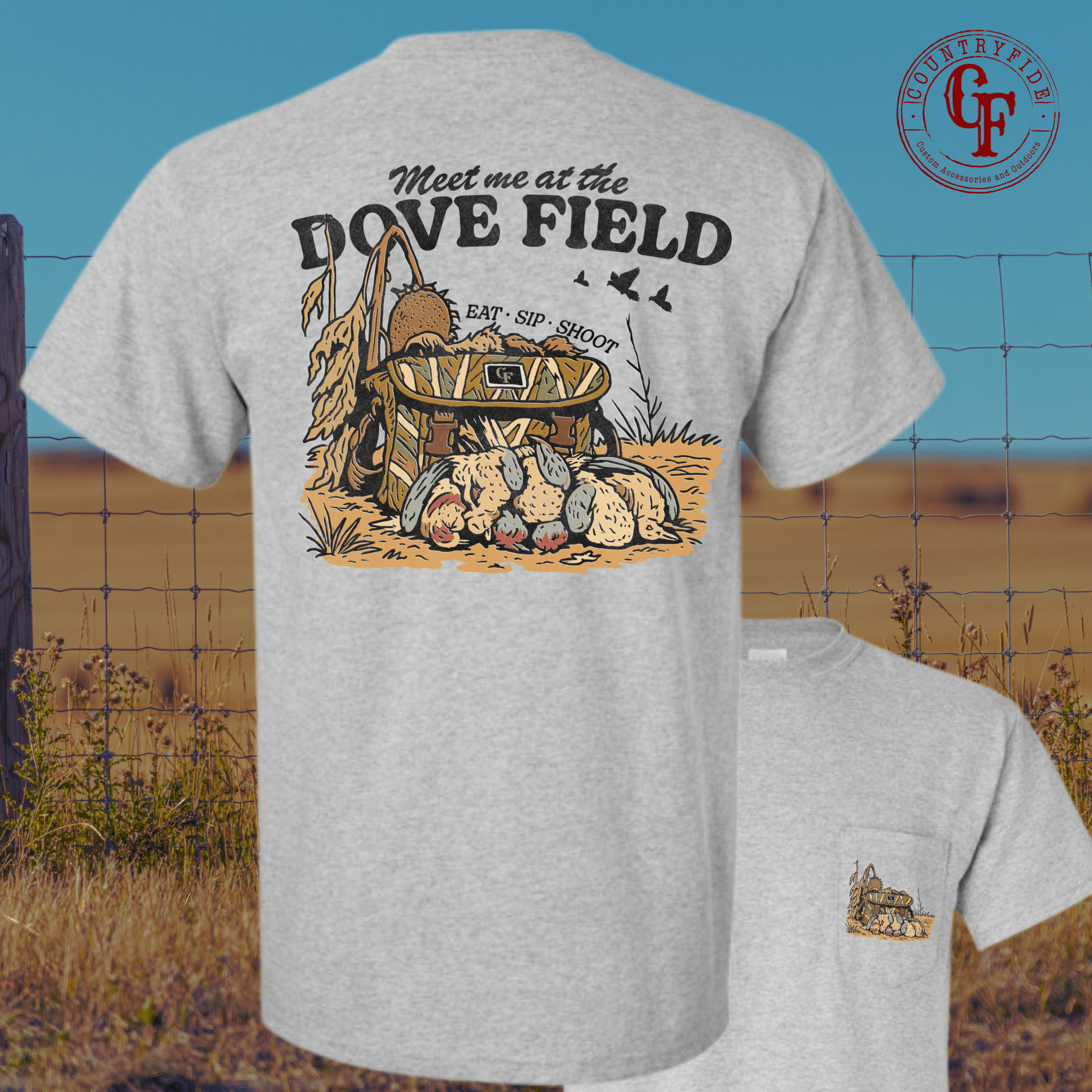 MEET ME AT THE DOVE FIELD TEE - CountryFide Custom Accessories and Outdoors