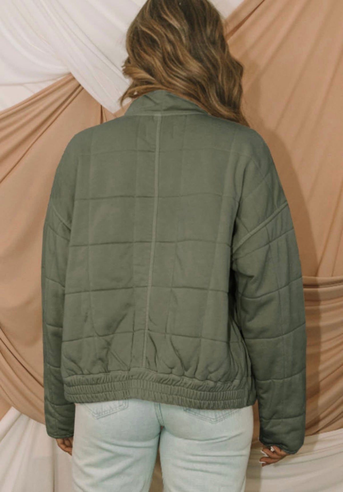 MILITARY GREEN QUILTED JACKET - CountryFide Custom Accessories and Outdoors