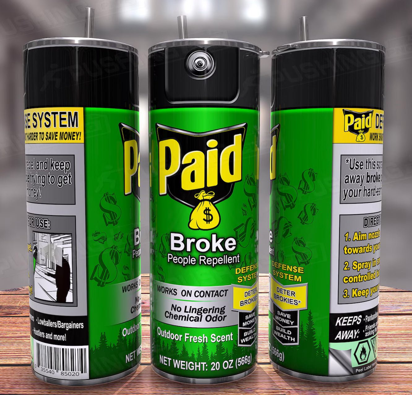 PAID - BROKE PEOPLE REPELLENT 20 OZ - CountryFide Custom Accessories and Outdoors
