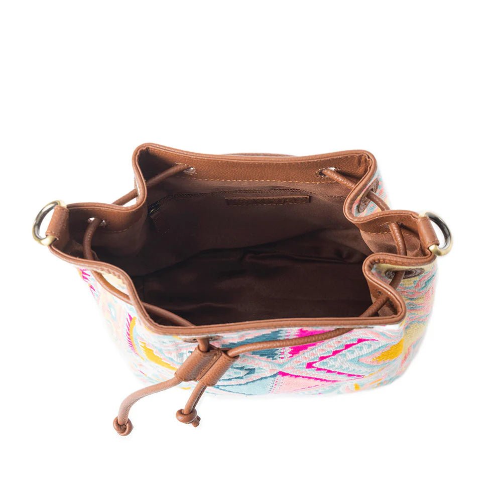Pastel Desert Sunrise Bucket Bag In Pink - CountryFide Custom Accessories and Outdoors