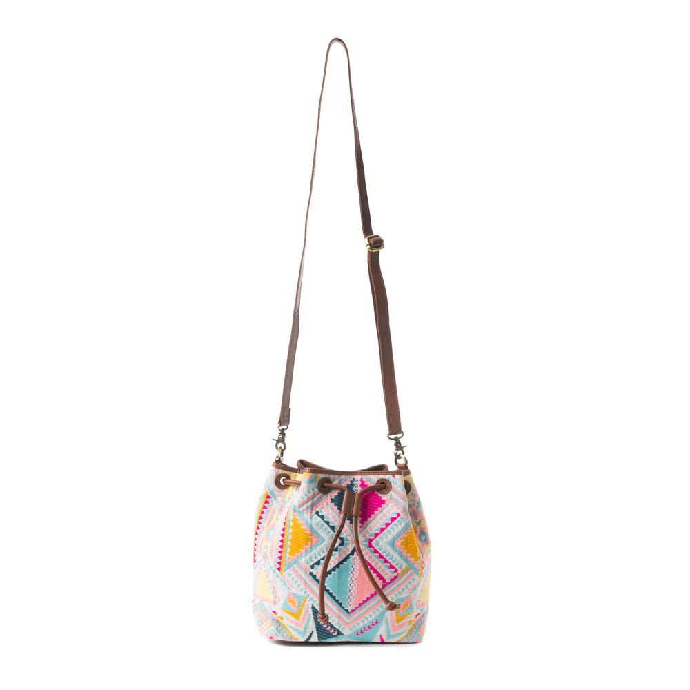 Pastel Desert Sunrise Bucket Bag In Pink - CountryFide Custom Accessories and Outdoors