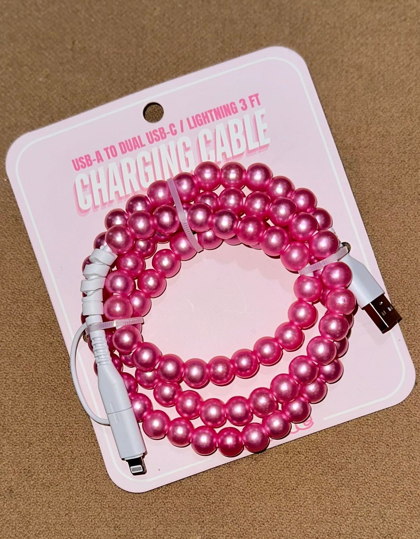 Pink Pearl Chargers - Multi iPhone and C - CountryFide Custom Accessories and Outdoors