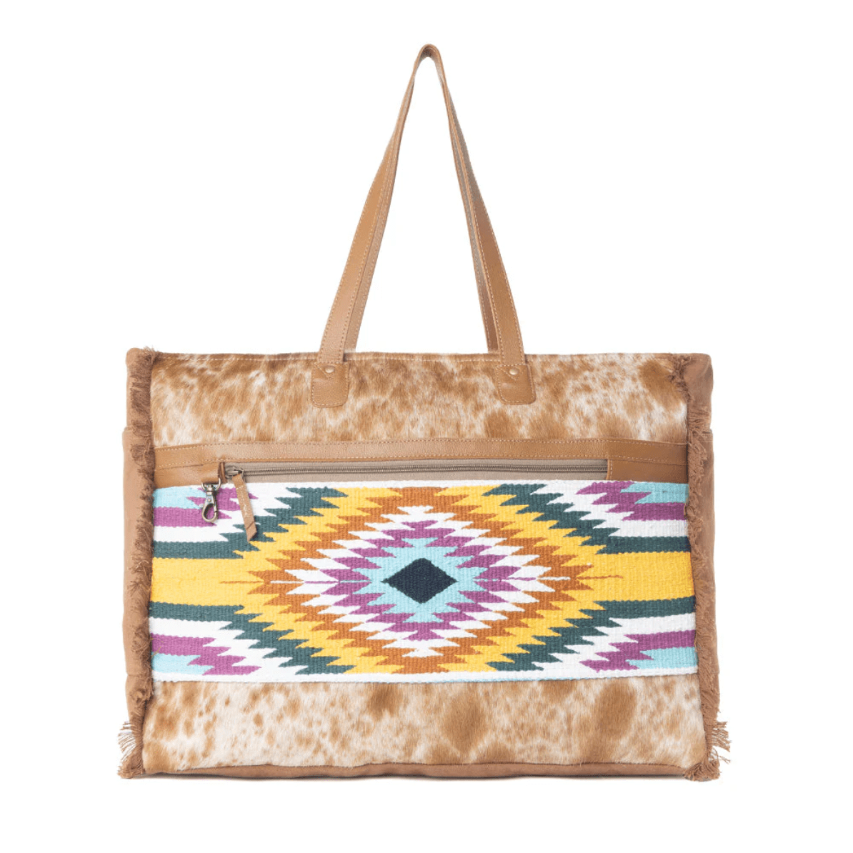 Plains Diamond Weekender Bag In Serape Sable by Mrya - CountryFide Custom Accessories and Outdoors
