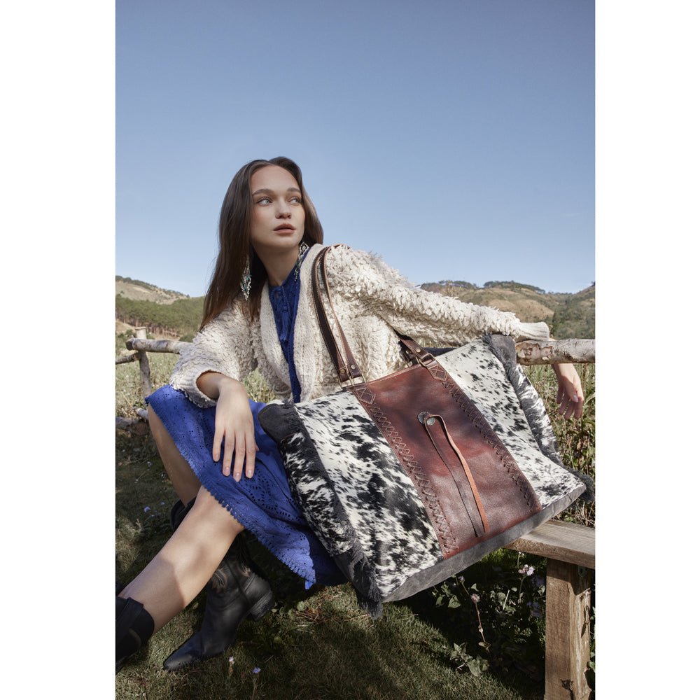 Rosalinda Cross Stitched Weekender Bag - CountryFide Custom Accessories and Outdoors