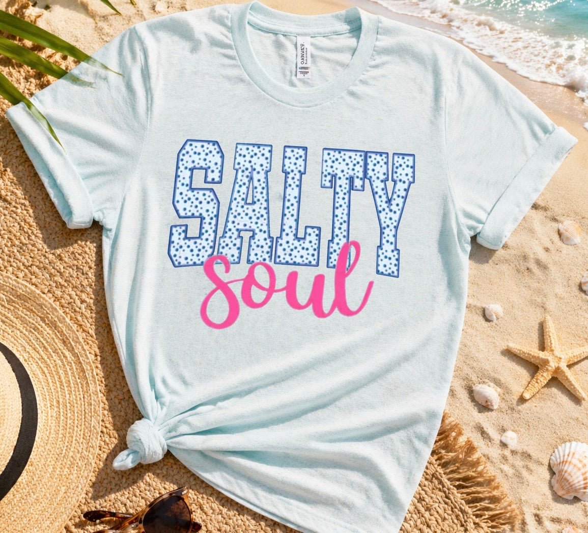 SALTY SOUL BABY BLUE TEE - CountryFide Custom Accessories and Outdoors