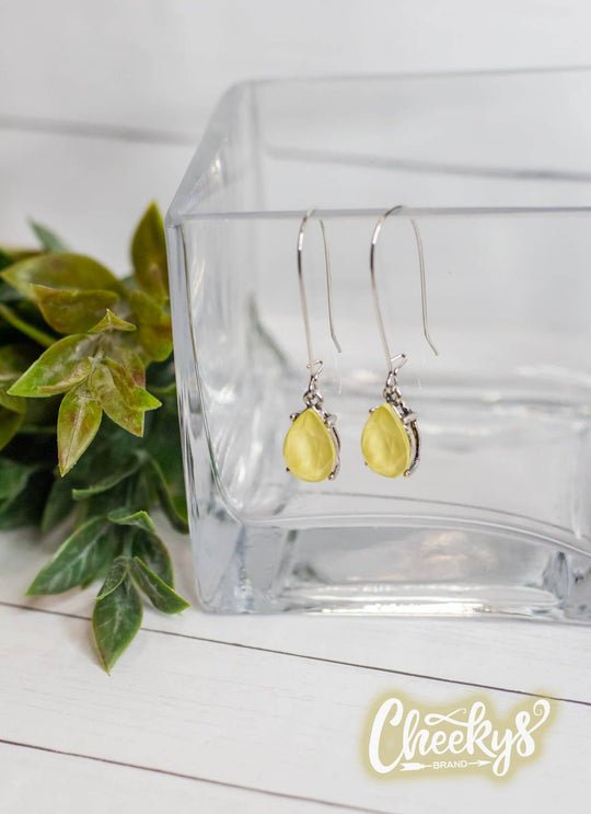 Sparkling In The Sun Yellow Earrings - CountryFide Custom Accessories and Outdoors