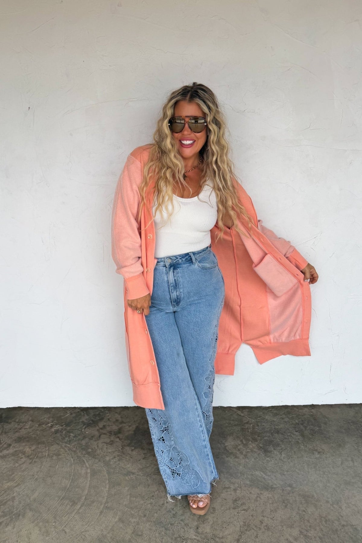SPRING DESI SWEATSHIRT CARDIGAN - CountryFide Custom Accessories and Outdoors