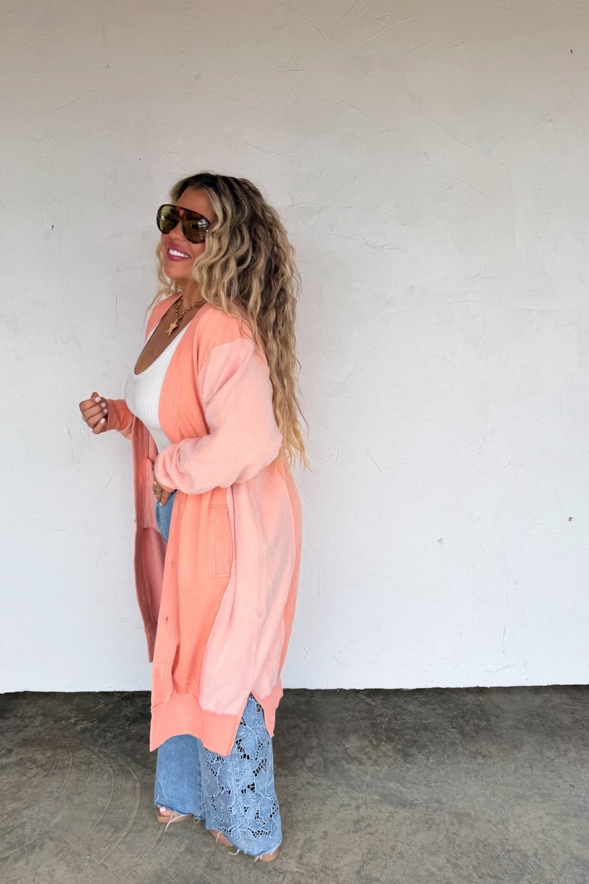 SPRING DESI SWEATSHIRT CARDIGAN - CountryFide Custom Accessories and Outdoors