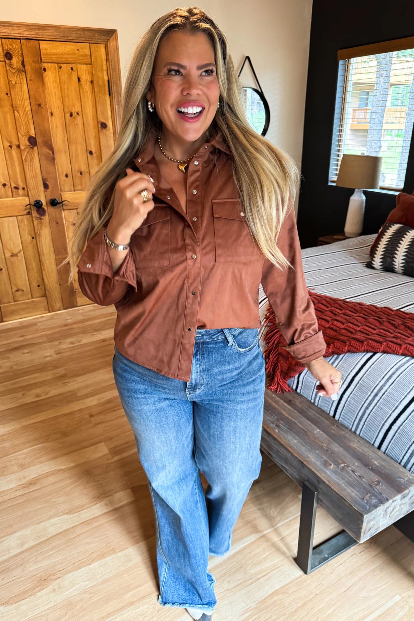 SUNDOWN SUEDE TOP - CountryFide Custom Accessories and Outdoors
