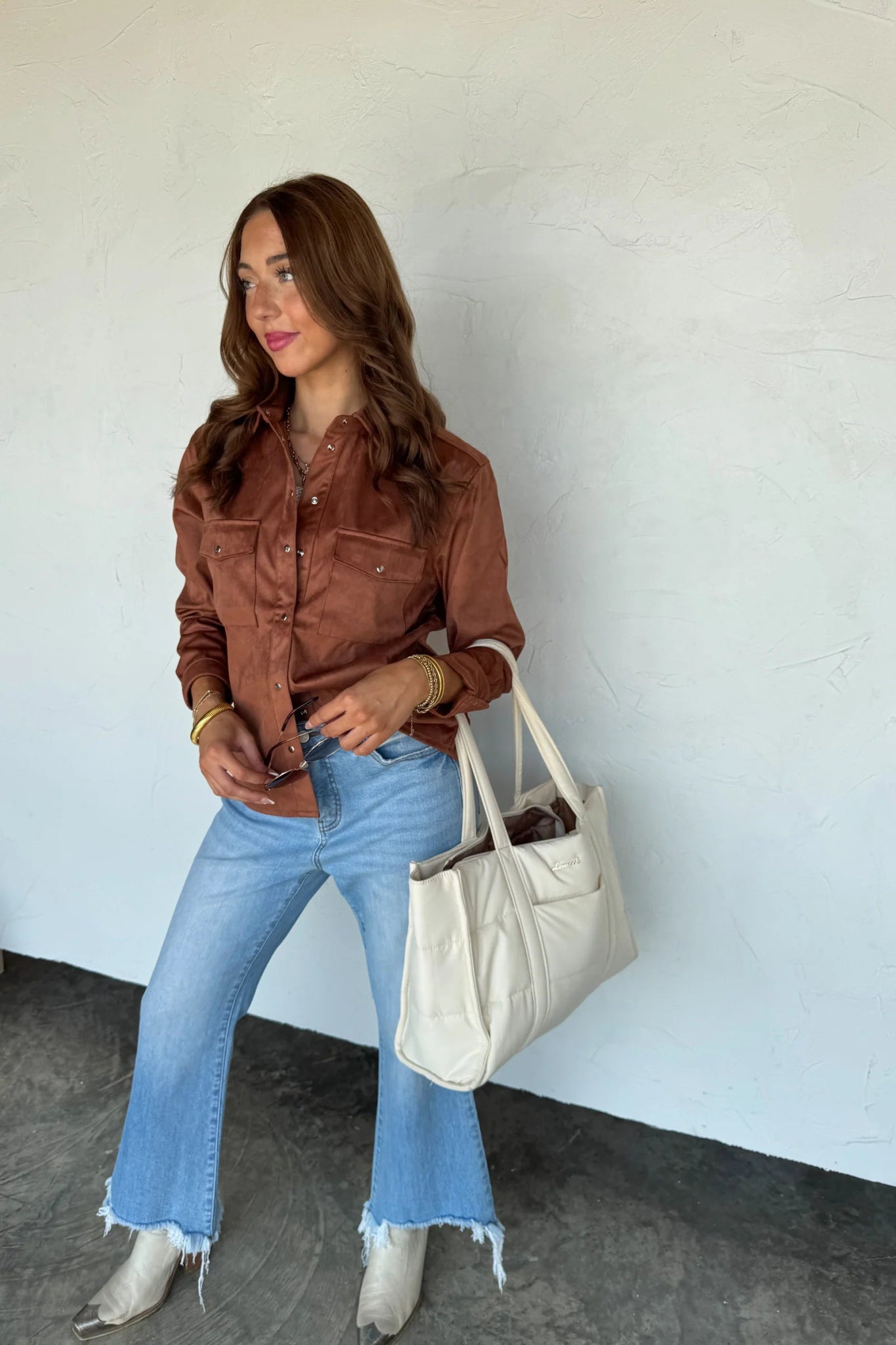 SUNDOWN SUEDE TOP - CountryFide Custom Accessories and Outdoors