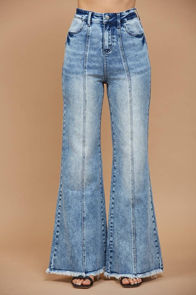WIDE LEG PALAZZO FIT JEANS WITH STRETCH - CountryFide Custom Accessories and Outdoors