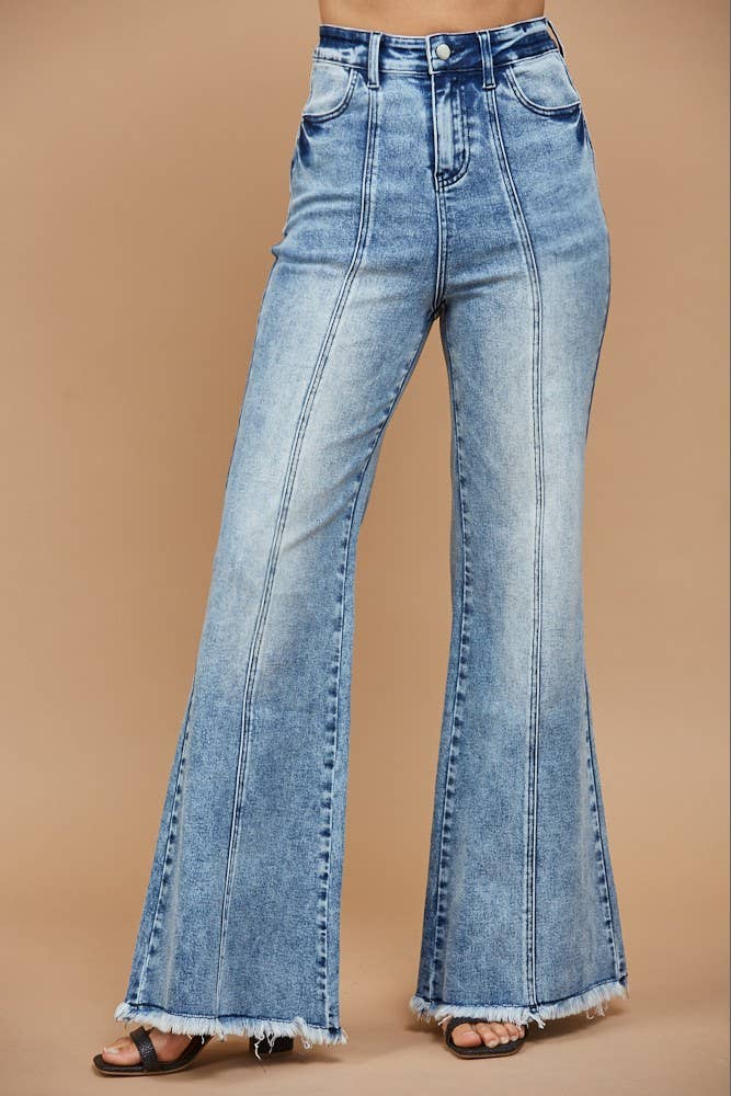 WIDE LEG PALAZZO FIT JEANS WITH STRETCH - CountryFide Custom Accessories and Outdoors