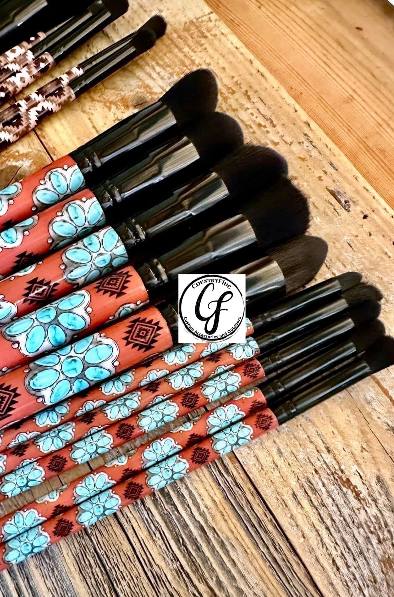 10pc Make Up Brush Set - CountryFide Custom Accessories and Outdoors