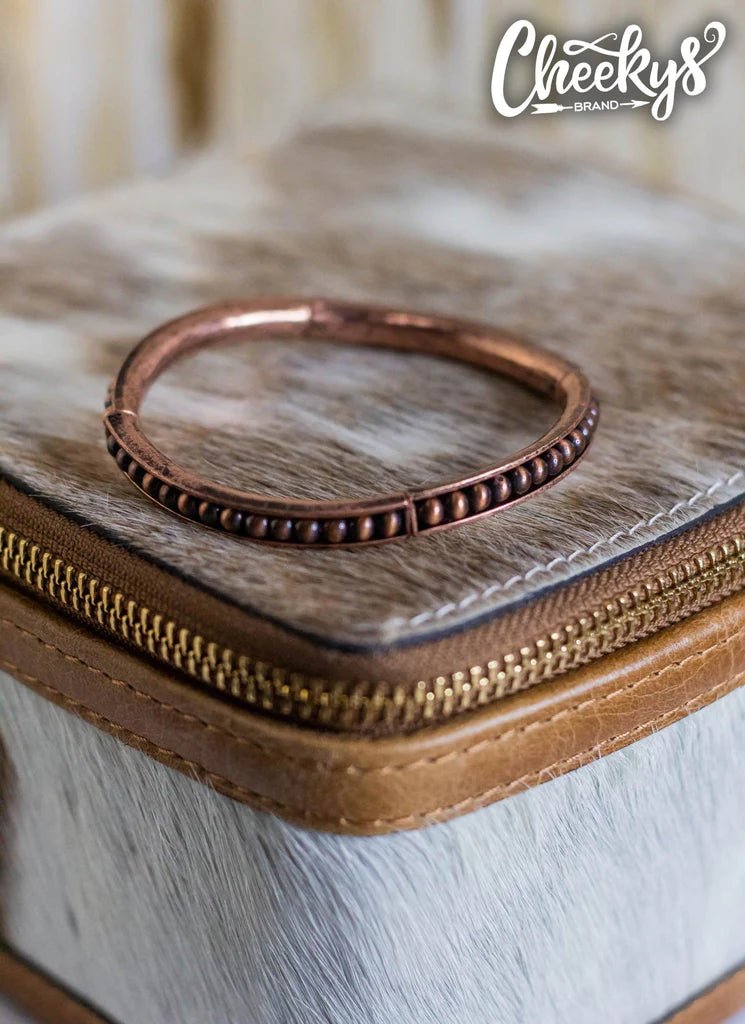 Alexandra Navajo Pearl Stretch Bracelet in Bronze - CountryFide Custom Accessories and Outdoors