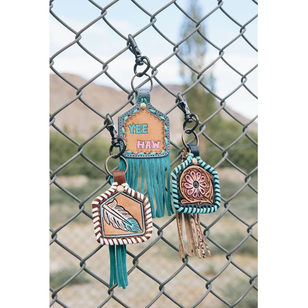 Alium Leather Keychain - CountryFide Custom Accessories and Outdoors