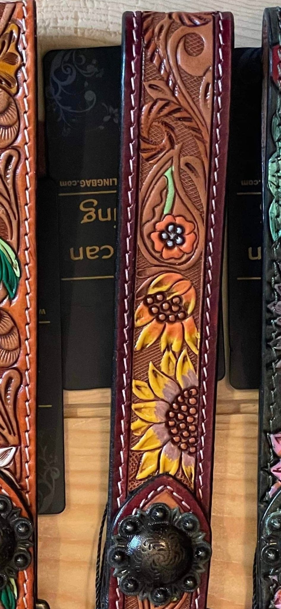 AMERICAN DARLING LEATHER KEYCHAIN - CountryFide Custom Accessories and Outdoors