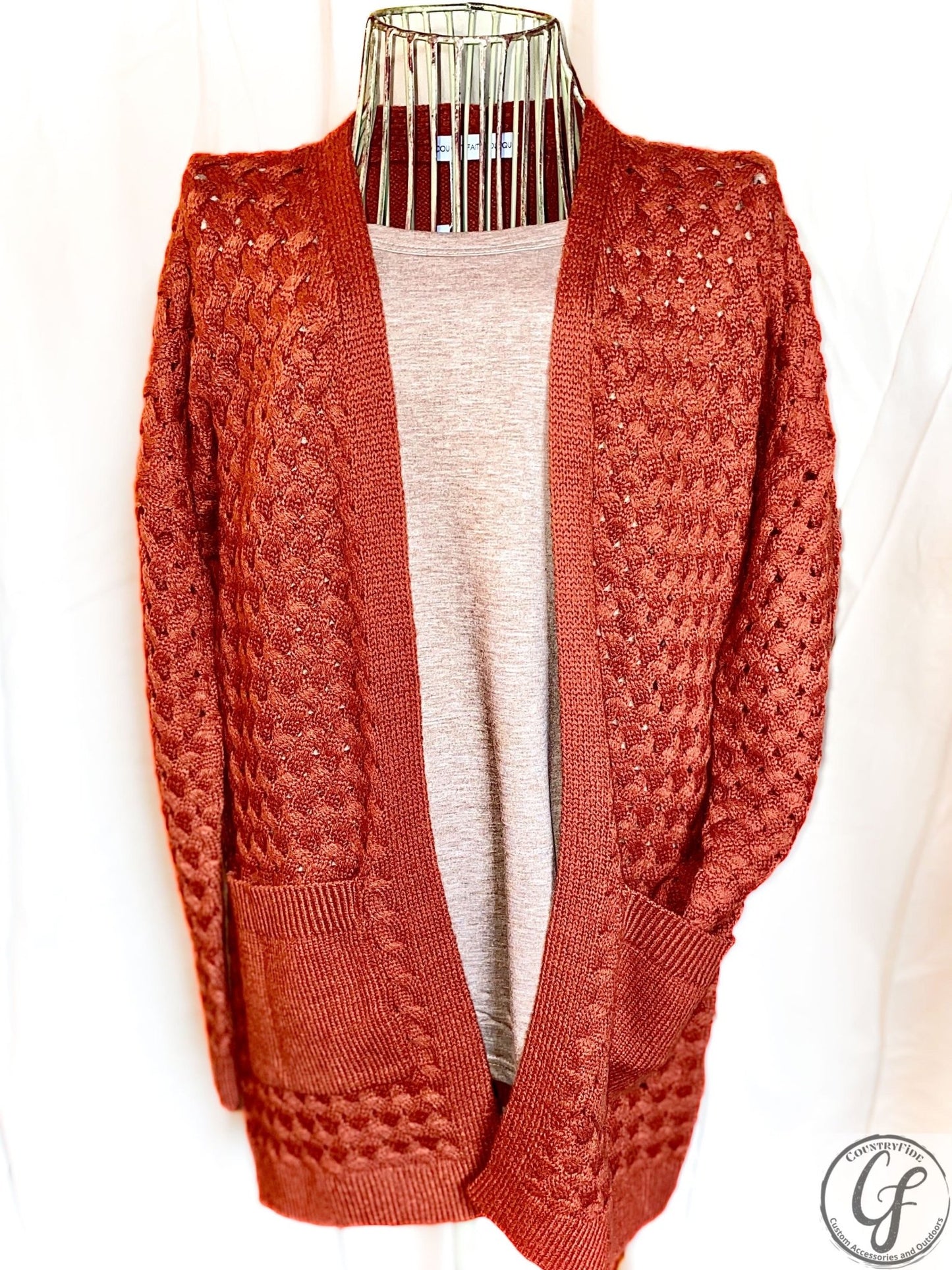 AUTUMN WEAVE SWEATER CARDIGAN - CountryFide Custom Accessories and Outdoors