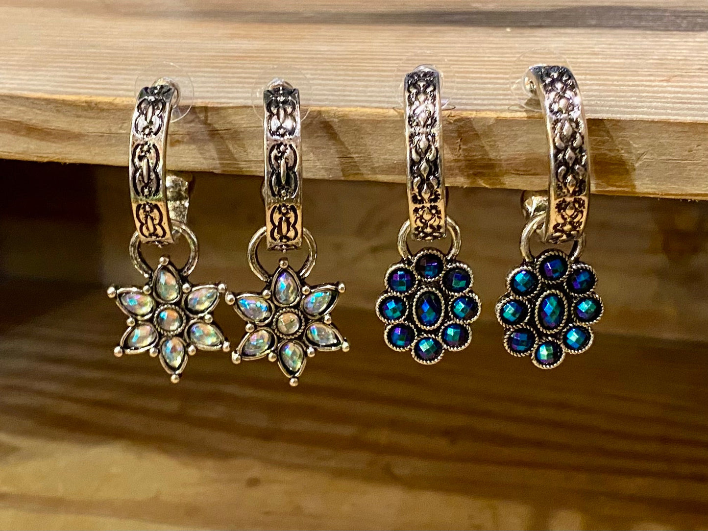CHARM HOOP EARRINGS - CountryFide Custom Accessories and Outdoors