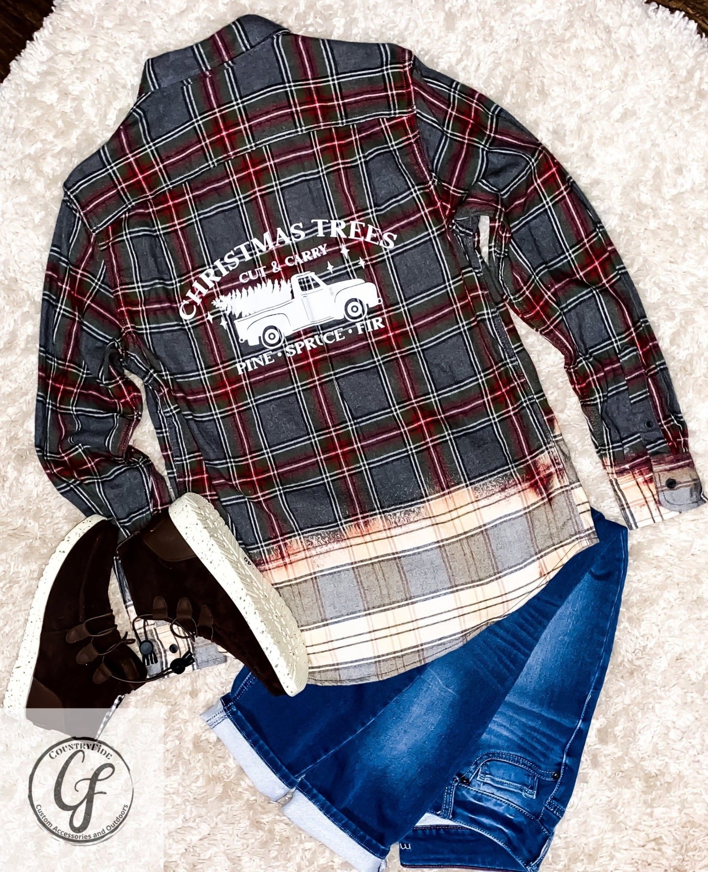 Christmas Flannel π - CountryFide Custom Accessories and Outdoors
