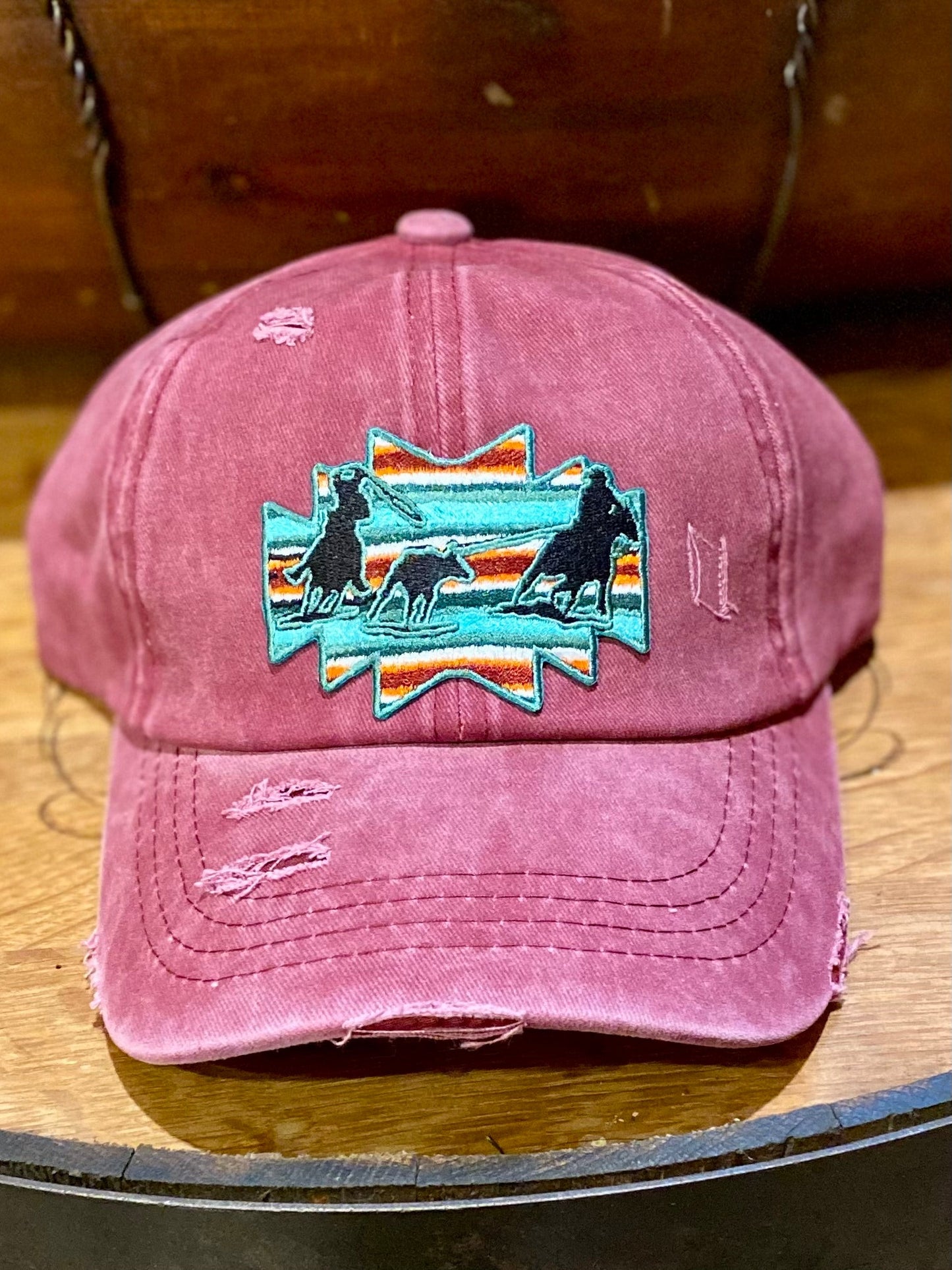 EMBROIDERY PATCH ROPING CAP - CountryFide Custom Accessories and Outdoors