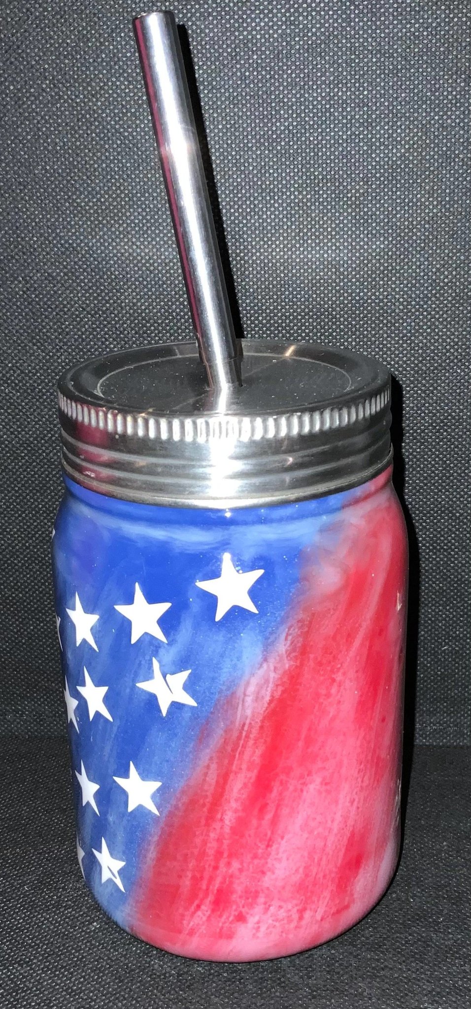 Flag Mason Jar - CountryFide Custom Accessories and Outdoors